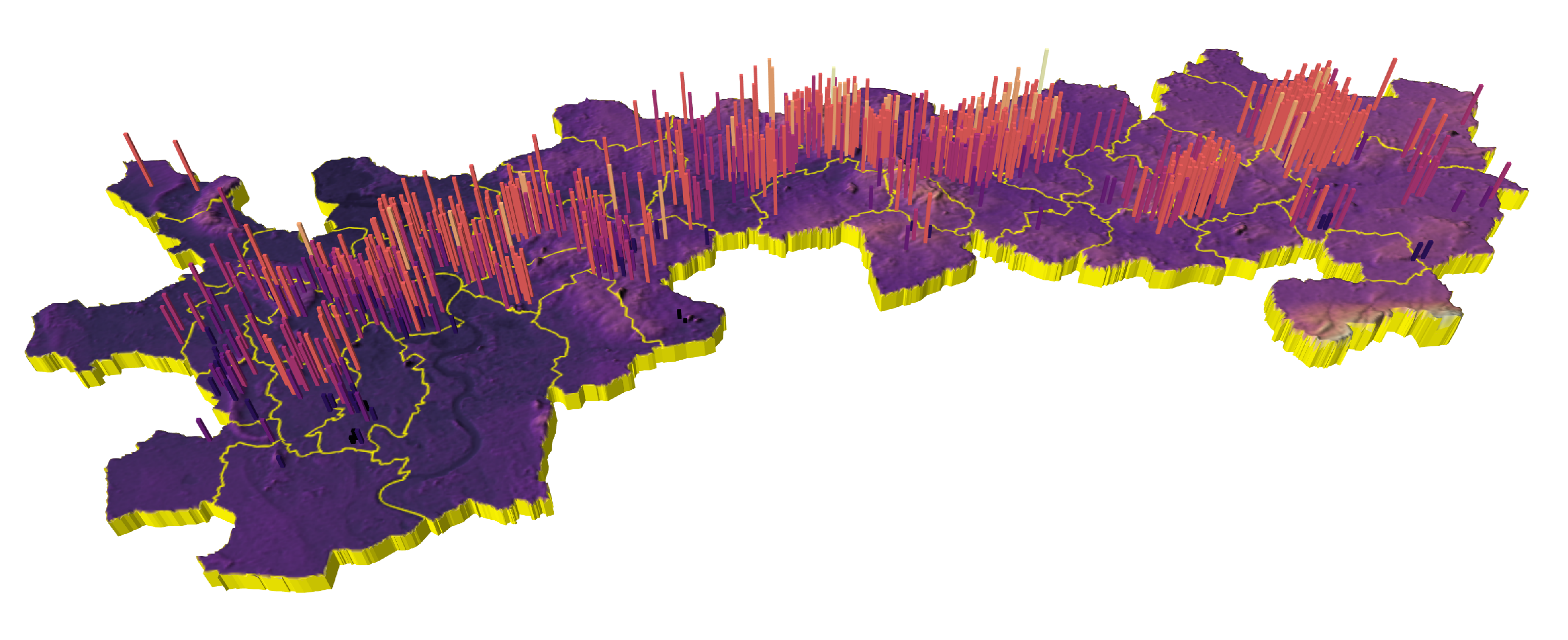 Bohrungen der RAG mit Temperatur